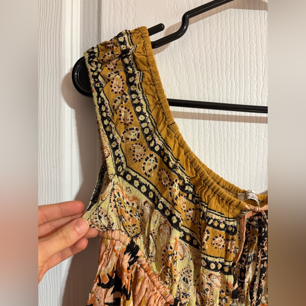 Free People Intimately Bali Mariposa Patterned Colourful Mini Slip Dress Medium - Picture 9 of 16